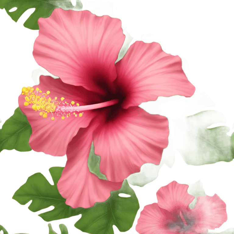 Hibiscus  emoji