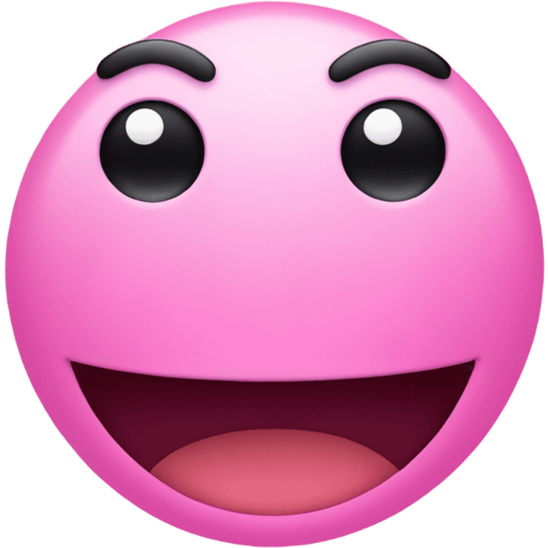 pink smiley face emoji