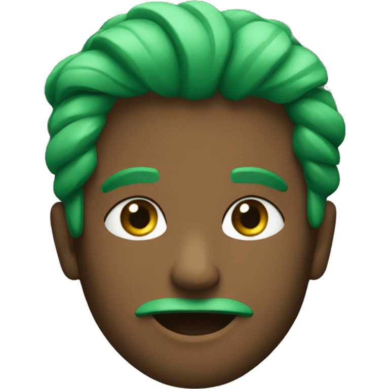 green E emoji