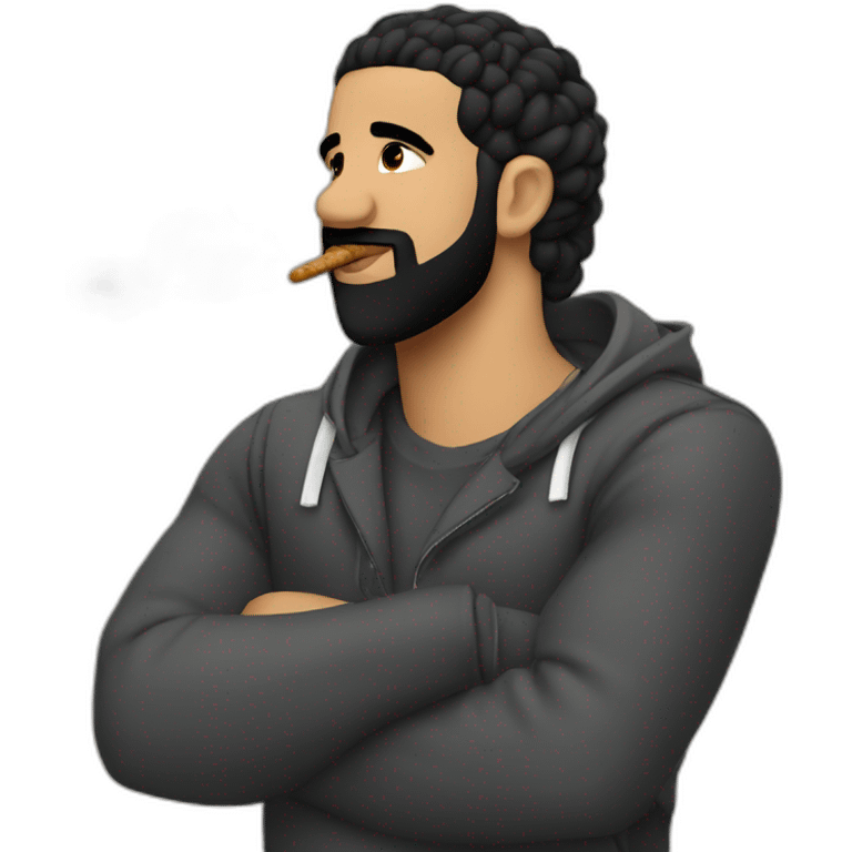 drake smocking emoji