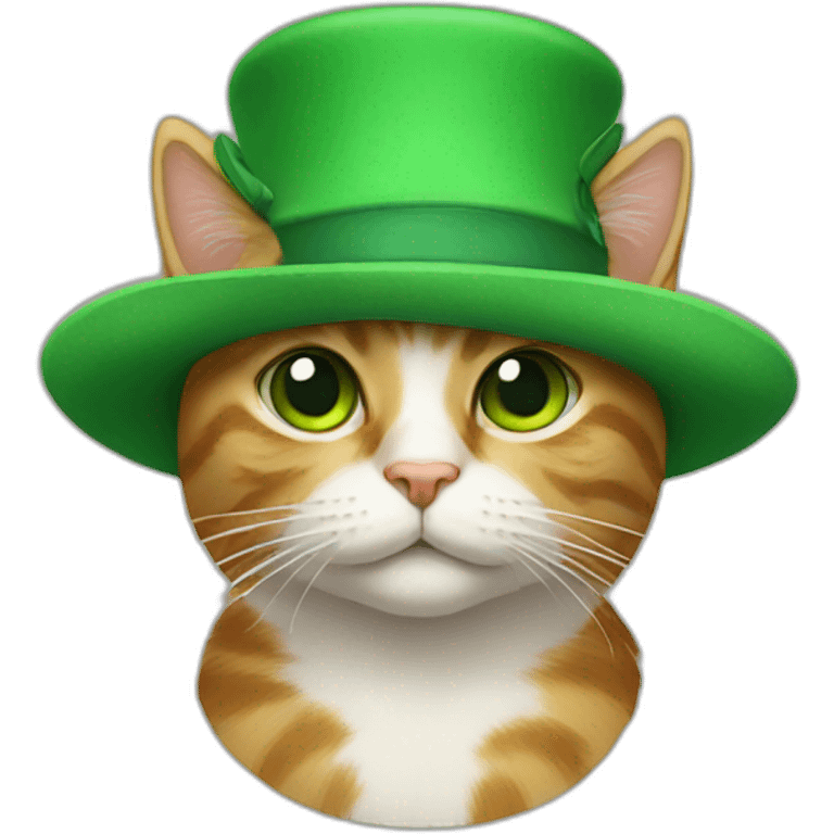 cat with a green hat emoji