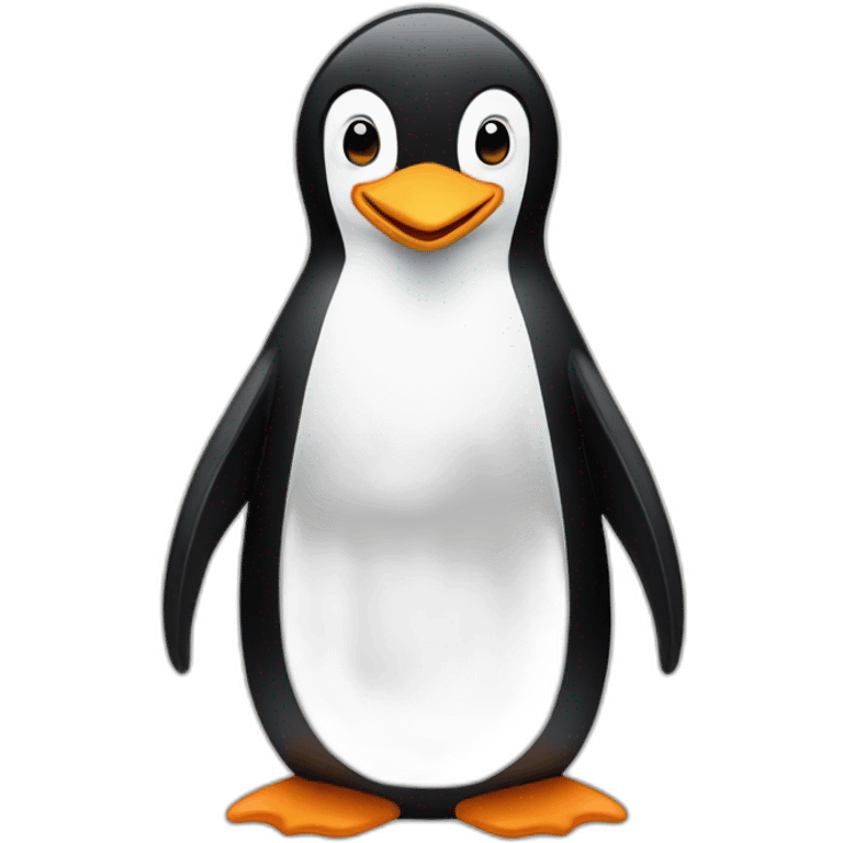 a pinguins saying good night emoji