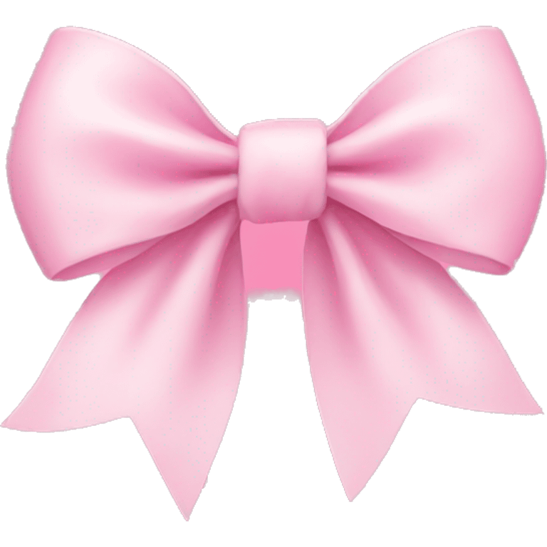 Light pink bow emoji