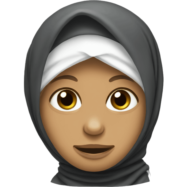 an animal monkey in a hijab. emoji