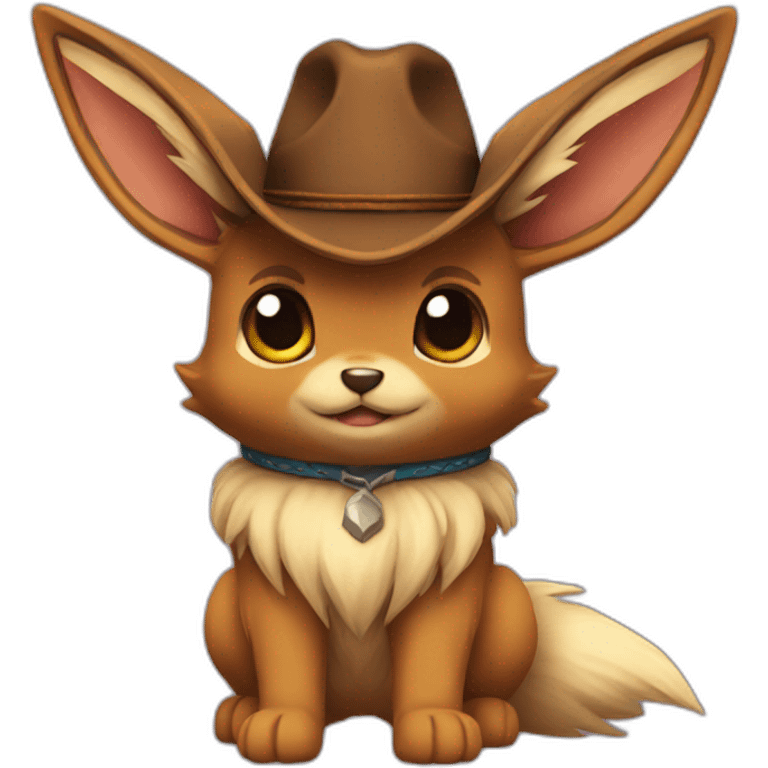 Cowboy eevee emoji