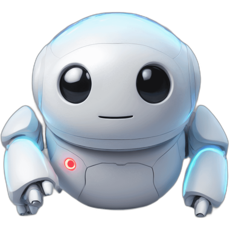 A holographic Baymax on watch, holographic, unreal engine 5 emoji