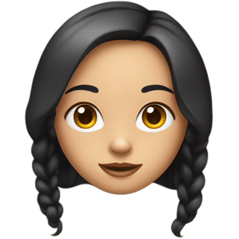 Fille noir oreille de chat emoji