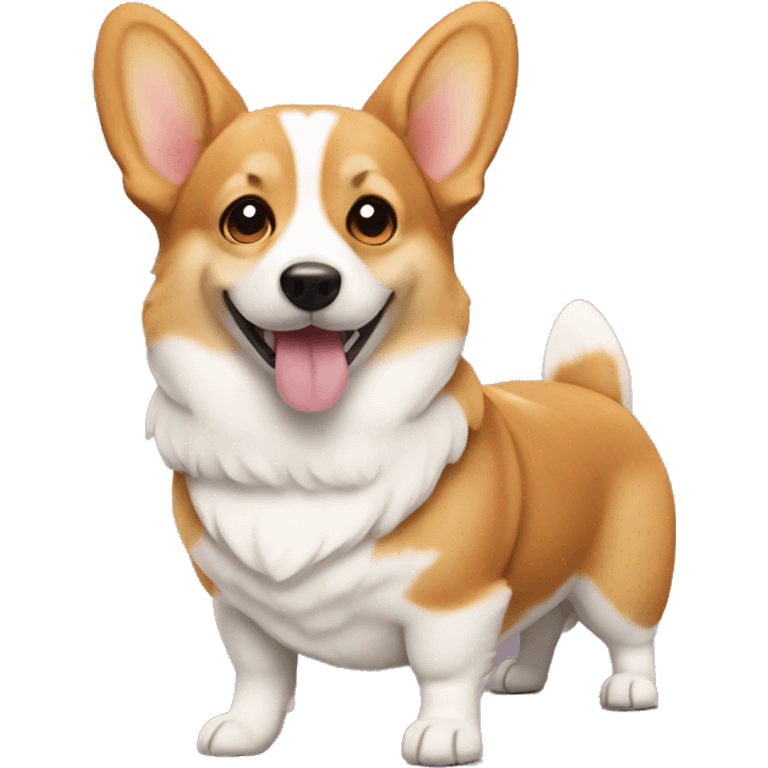 Lovely corgi emoji