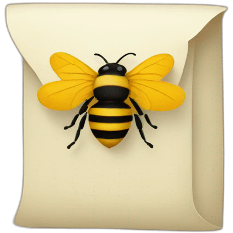 The letter "B" in bold with a bee next to it emoji