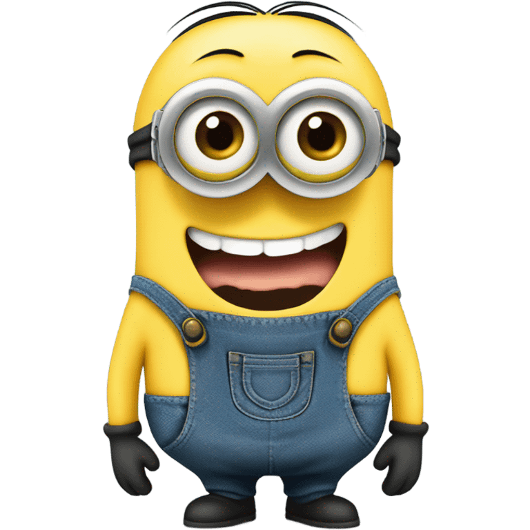 Minion smirking emoji