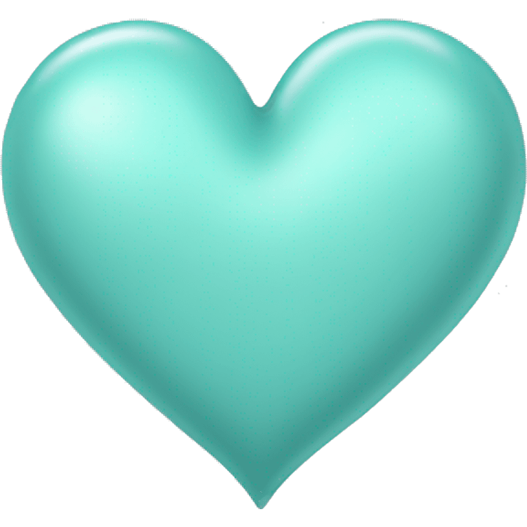 pastel teal heart emoji  emoji