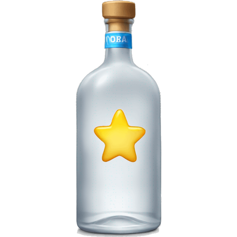 Vodka bottle emoji