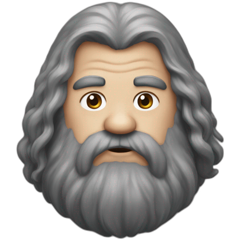 rubeus hagrid face emoji