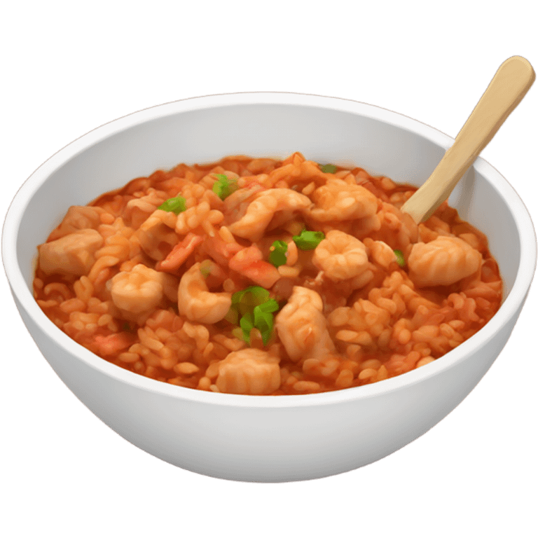 Bowl of jambalaya  emoji