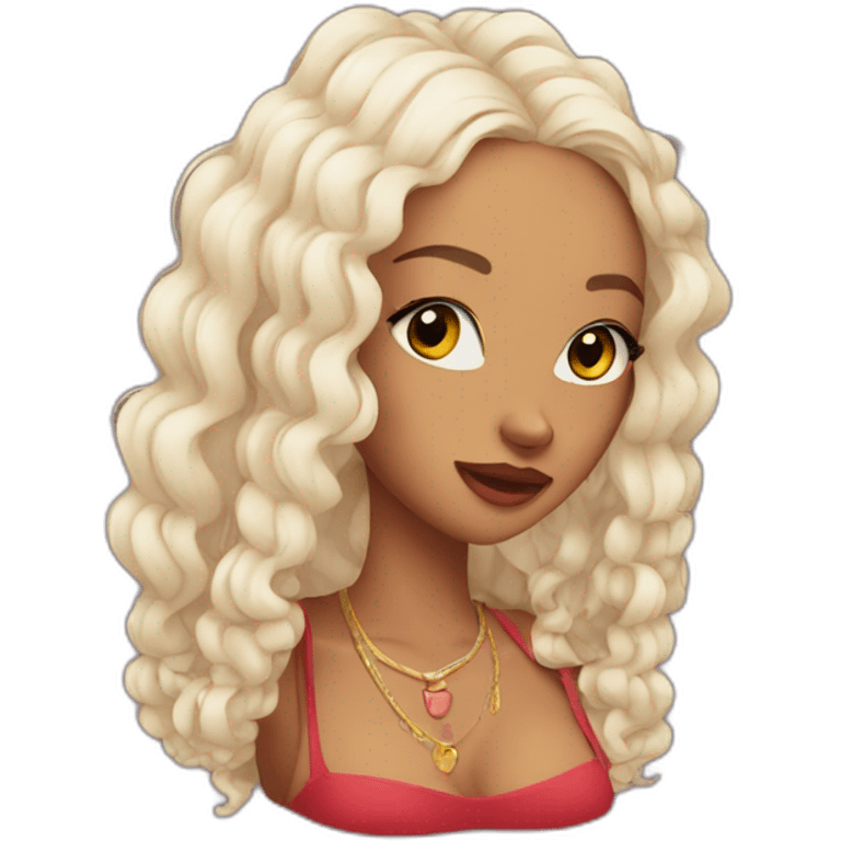 DOJA cat red emoji