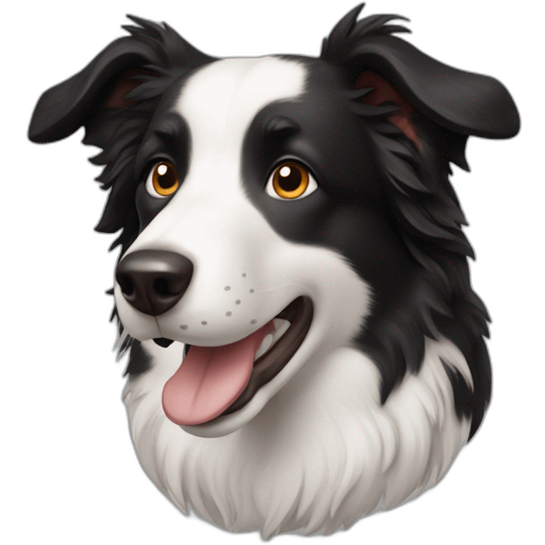 Border Collie dog emoji