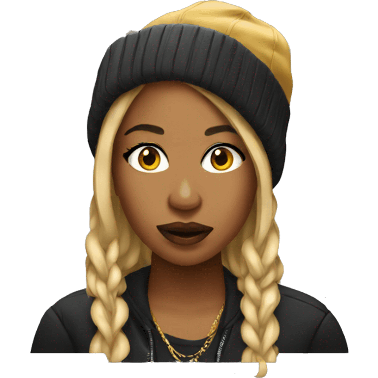 female Rapper  emoji