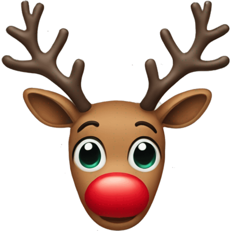 Red Nosed Reindeer emoji