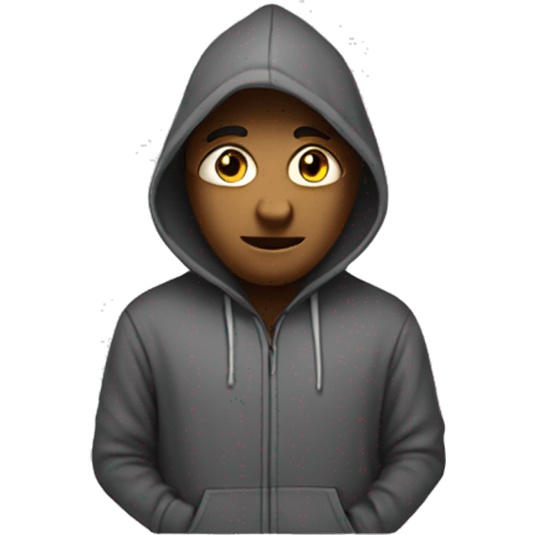 Pc in hoodie emoji