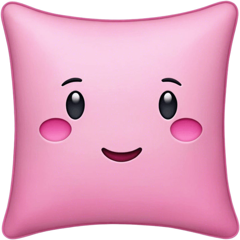 Pow pillow pink emoji