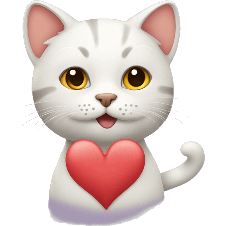 cat with love emoji