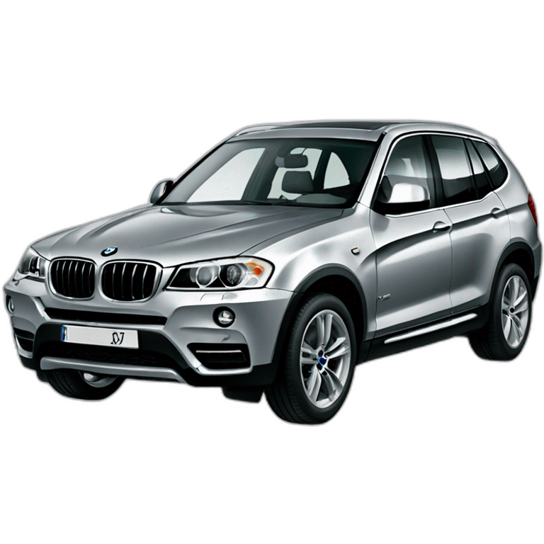 BMW X3 silver emoji