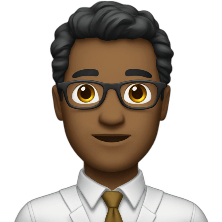 black haired maths teacher emoji