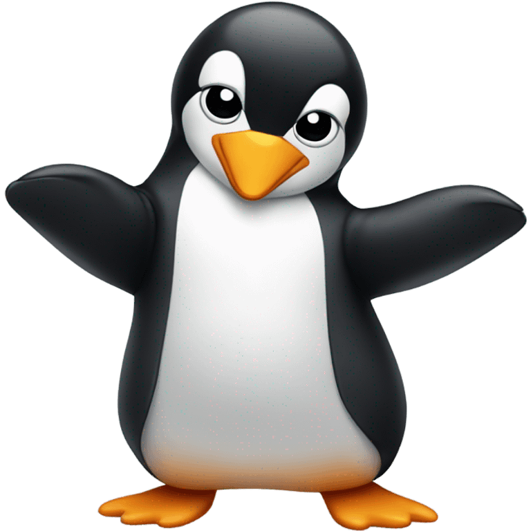 penguin dabbing emoji