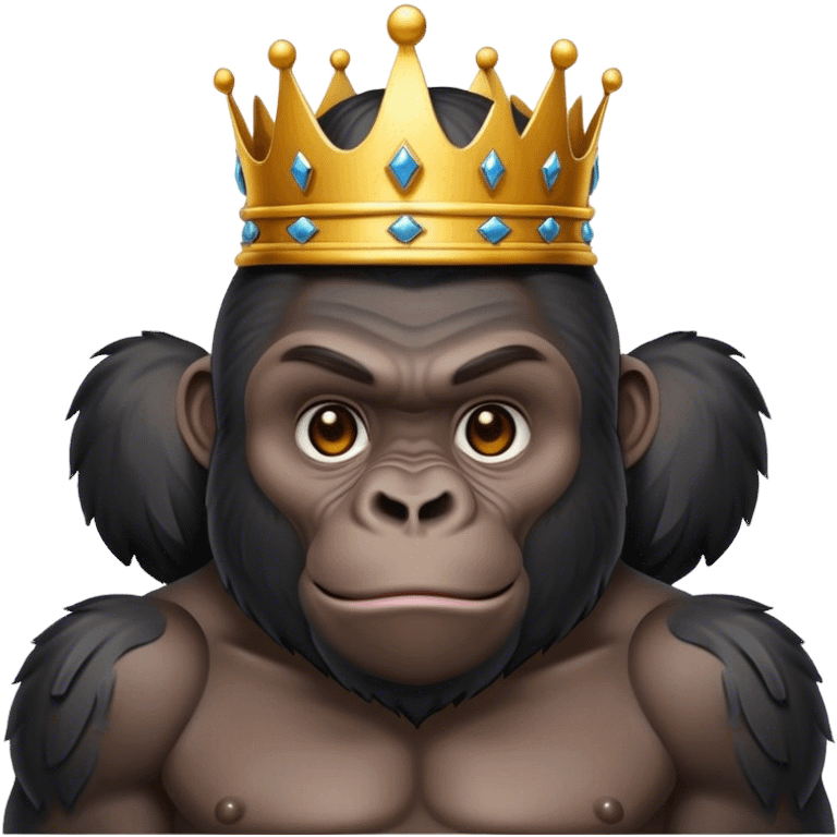 Gorrila king emoji