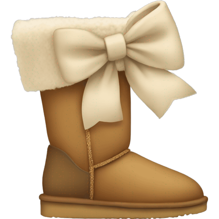 Uggs with a bow emoji