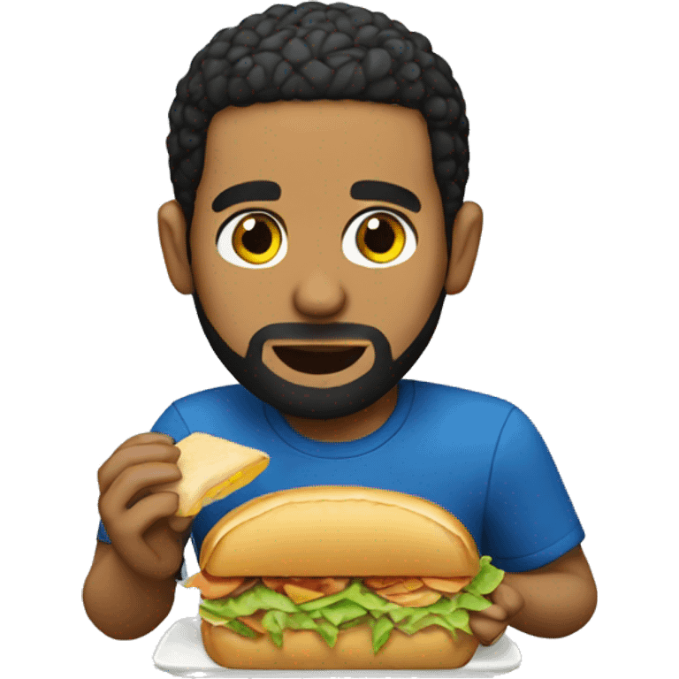 Drake eating a sandwich emoji