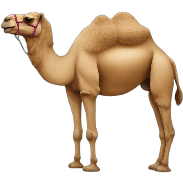 Camel on the beach emoji