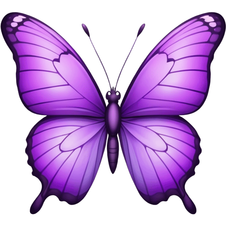 Purple butterfly emoji