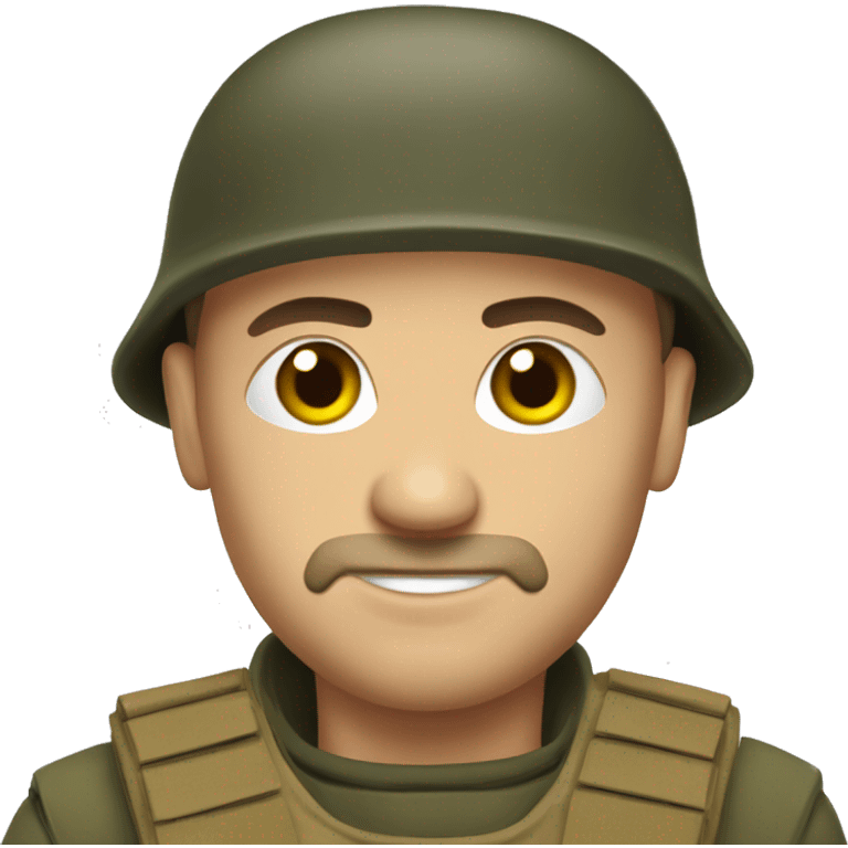 Bosnian soilder emoji