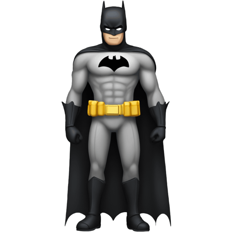 create a batman standing stoping you with his hand emoji