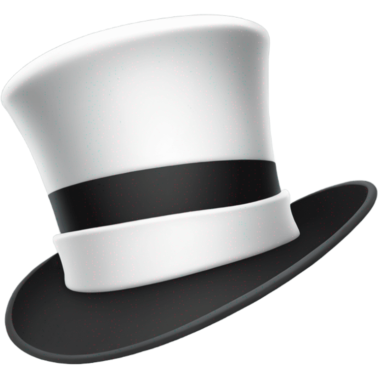 white cylinder hat  emoji