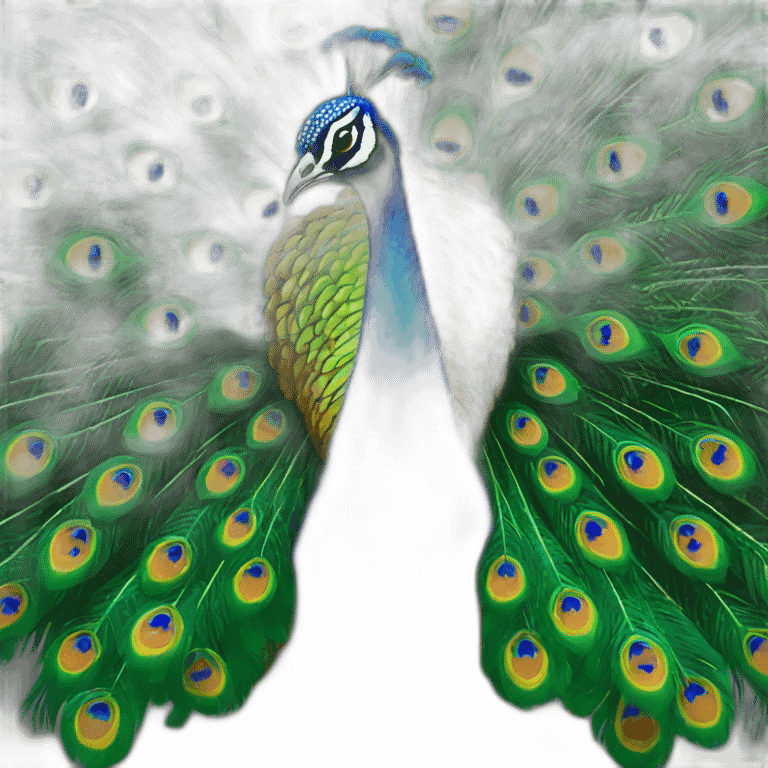 Peacock emoji