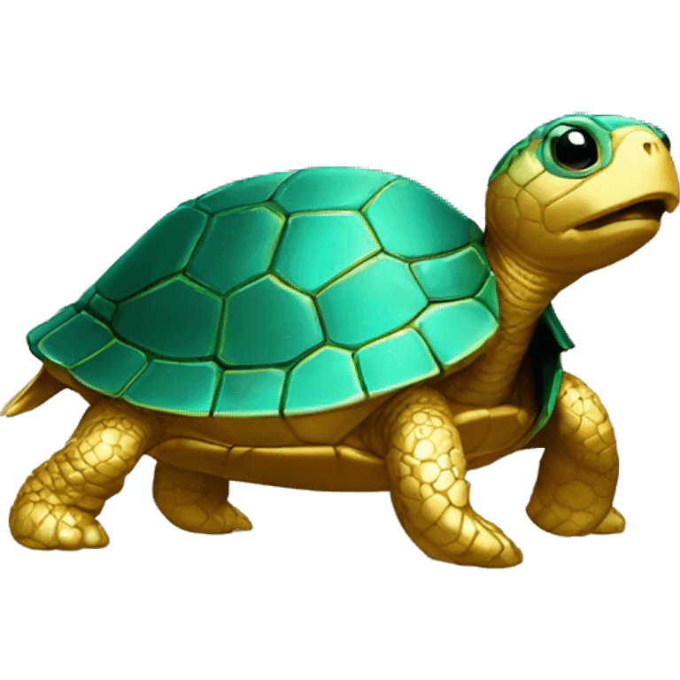 gold turtle emoji