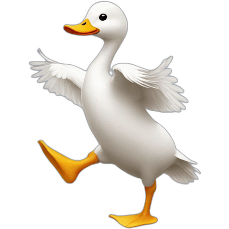 Dancing duck emoji