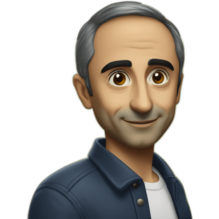 realistic eric zemmour hugging a tree emoji