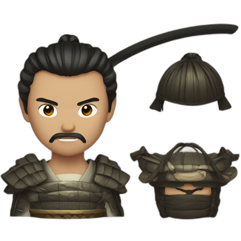 Japanese samurai emoji