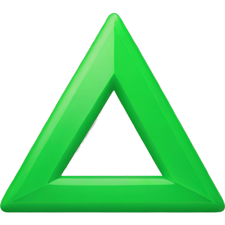 Green triangle emoji