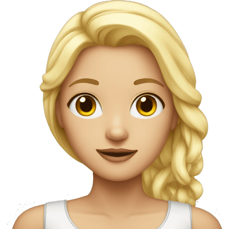 Blonde girl emoji