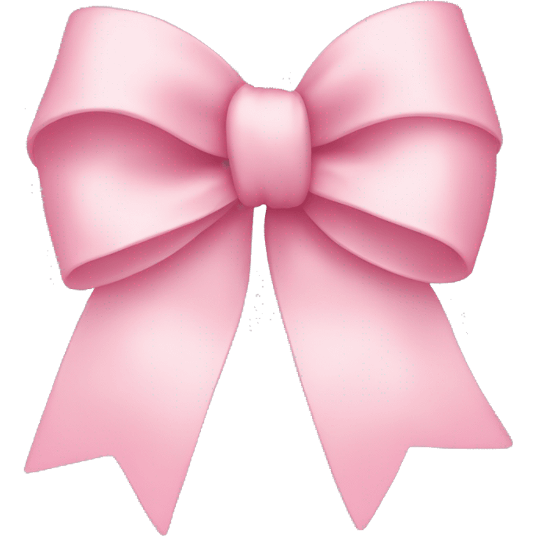 light pink bow emoji