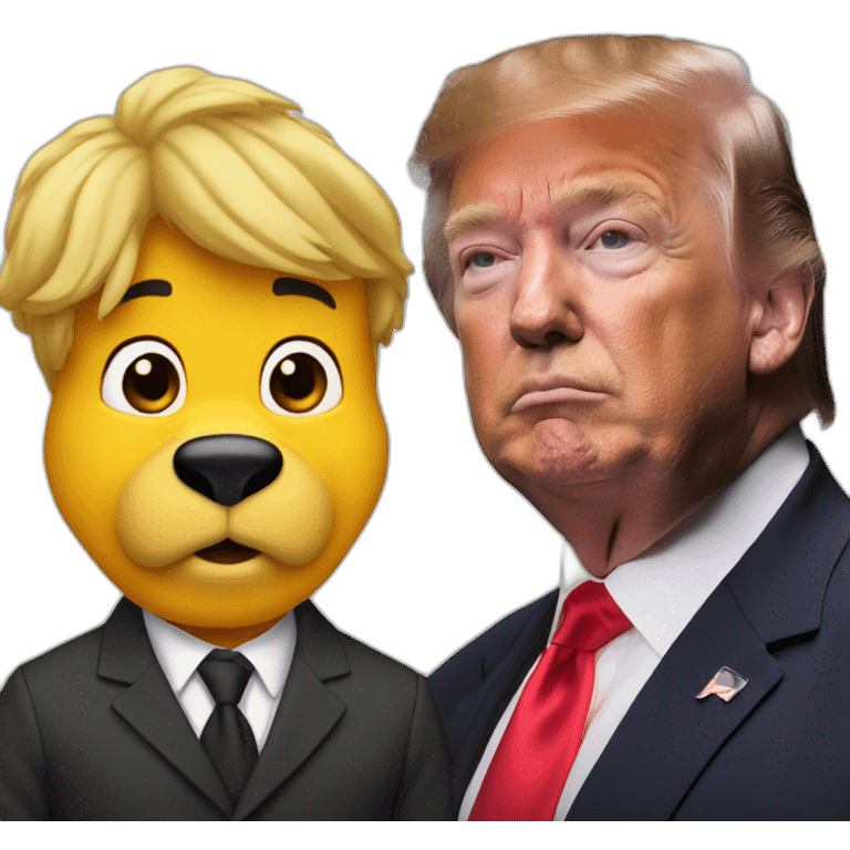 Trump as Vinnie the Pooh emoji