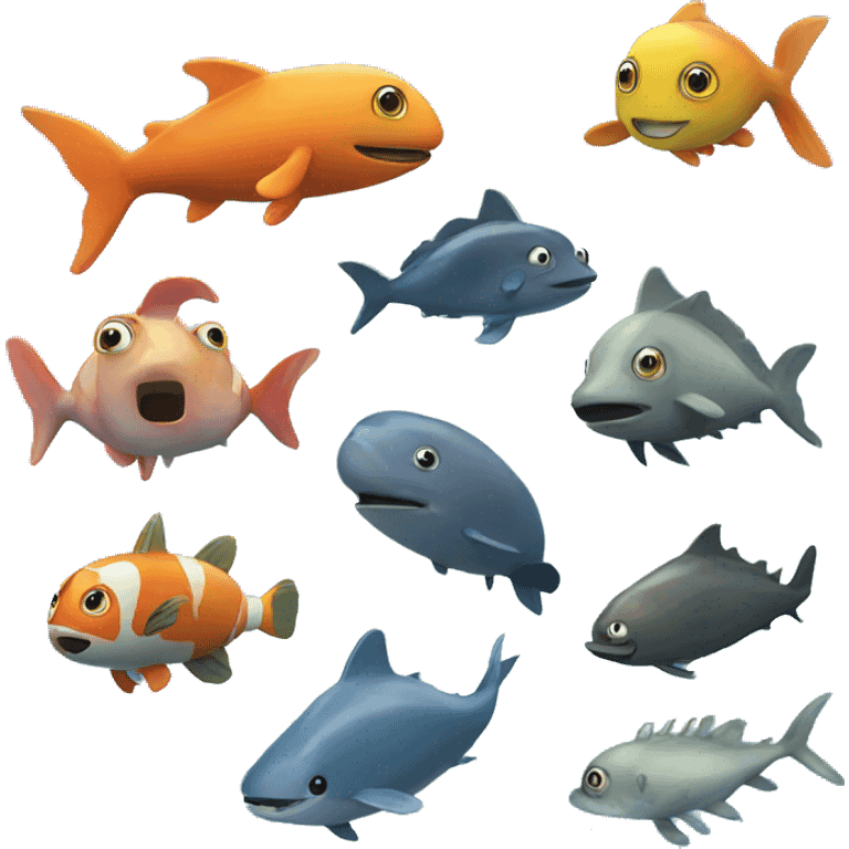 underwater animals emoji