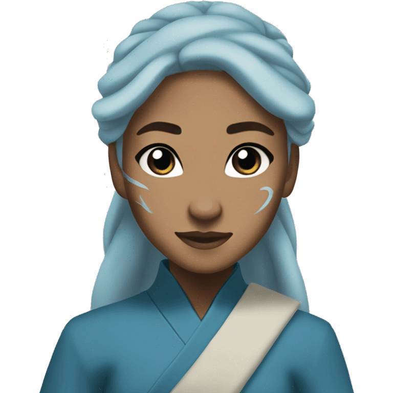 Katara from avatar the last airbender waterbending emoji