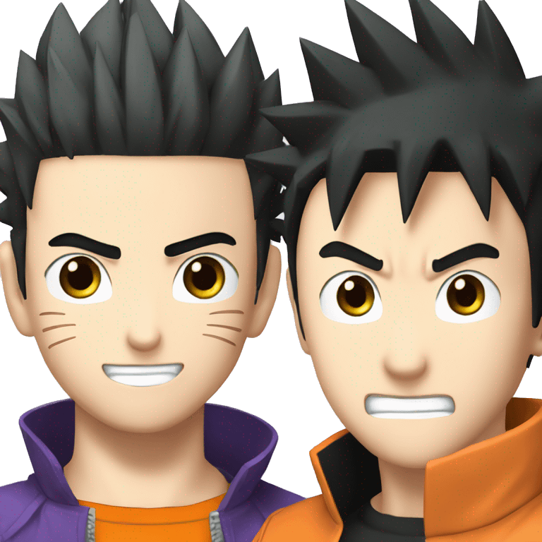 Gohan and naruto emoji