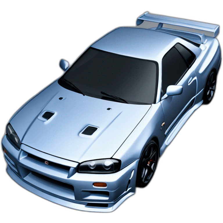 Nissan gtr skyline r34 emoji