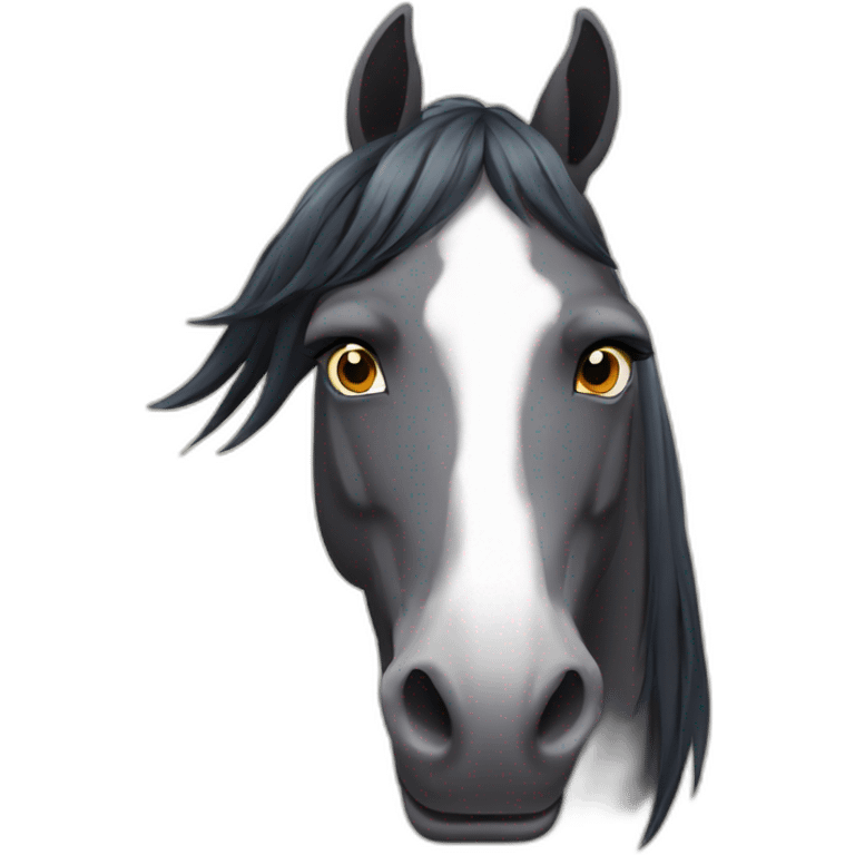 Cheval frison emoji